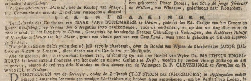 Groninger Courant 3-8-1779
